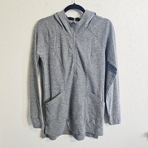 Lucy | Half Zip Pullover Long Sleeve Hoodie Heather Gray